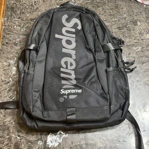 Limited edition all black supreme backpack